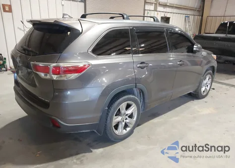 2015 Toyota Highlander Limited Platinum V6 из США, поврежденный, VIN 5TDDKRFH5FS115941